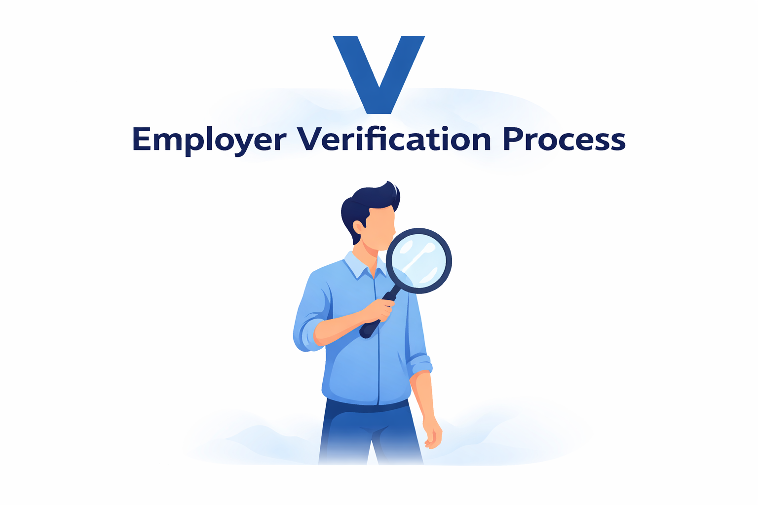 Employer verification visual placeholder